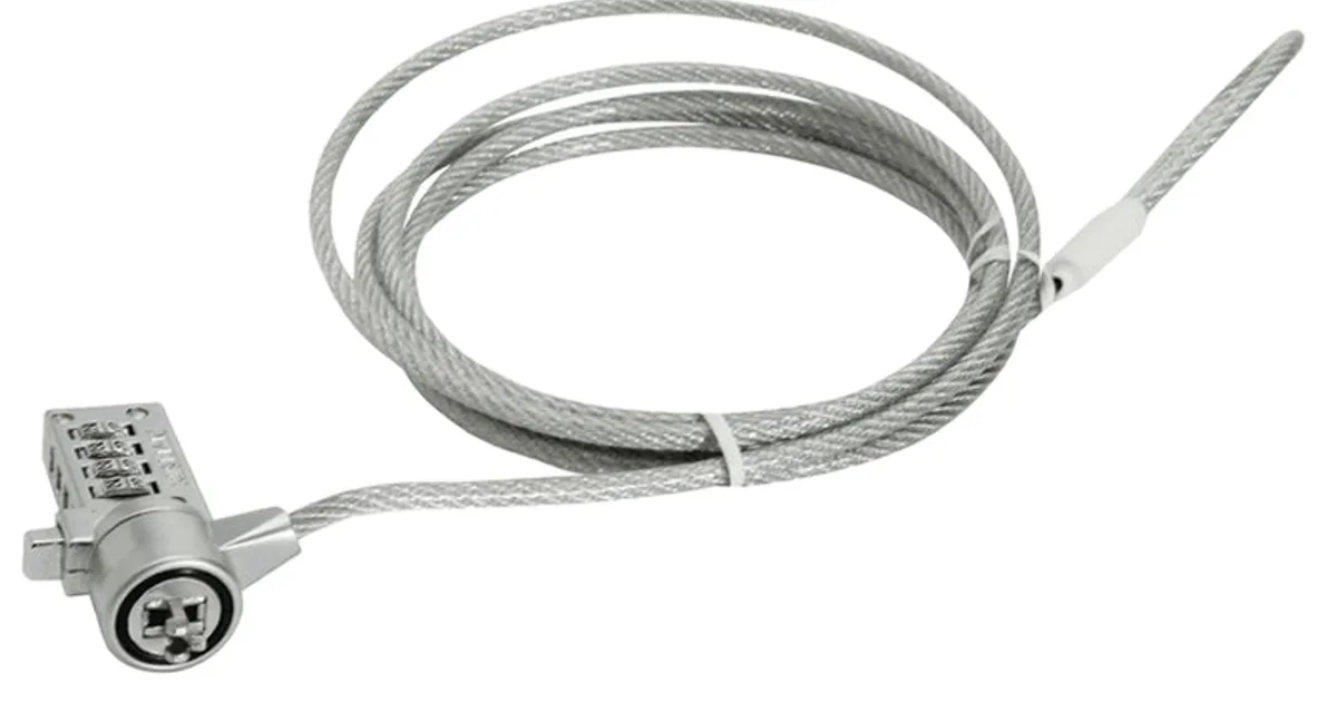 Gembird Cable de Seguridad Portátiles (4 dígitos)