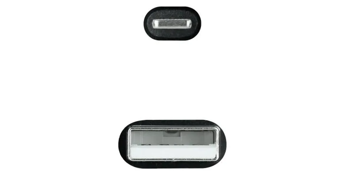 Nanocable Cable Lightining-USB A/M, Negro, 1 M (3)