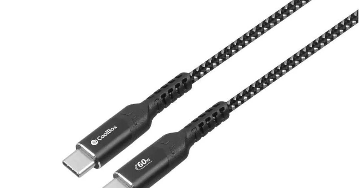 Coolbox     Cable    USB-C>USB-C   60W    Carga