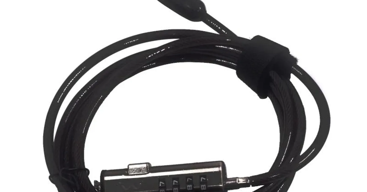 EWENT Cable Seguridad Nano combinacion