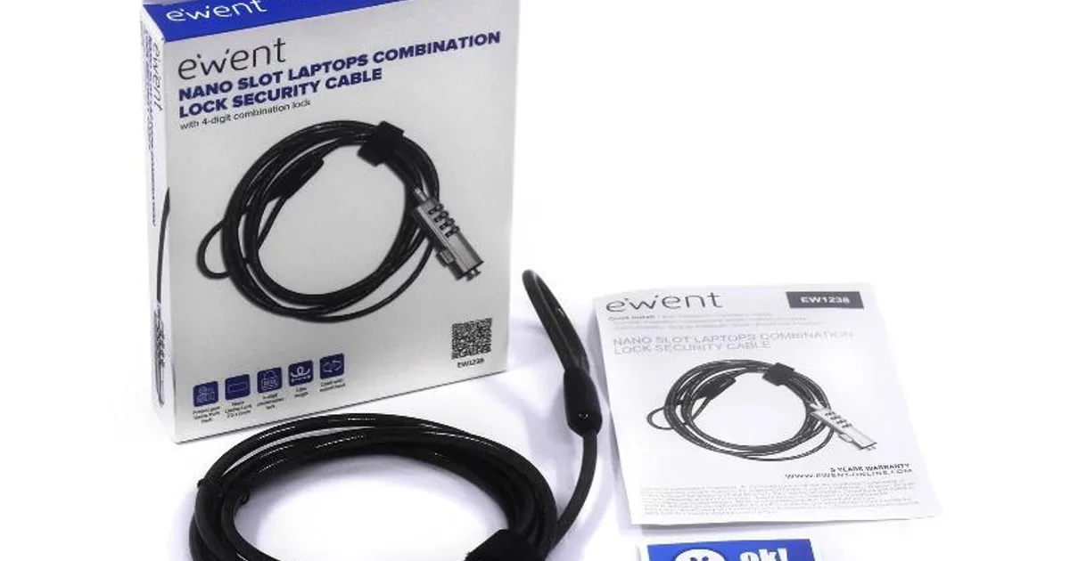 EWENT Cable Seguridad Nano combinacion (3)