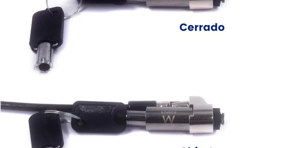 EWENT Cable Seguridad Nano con Llave (2)