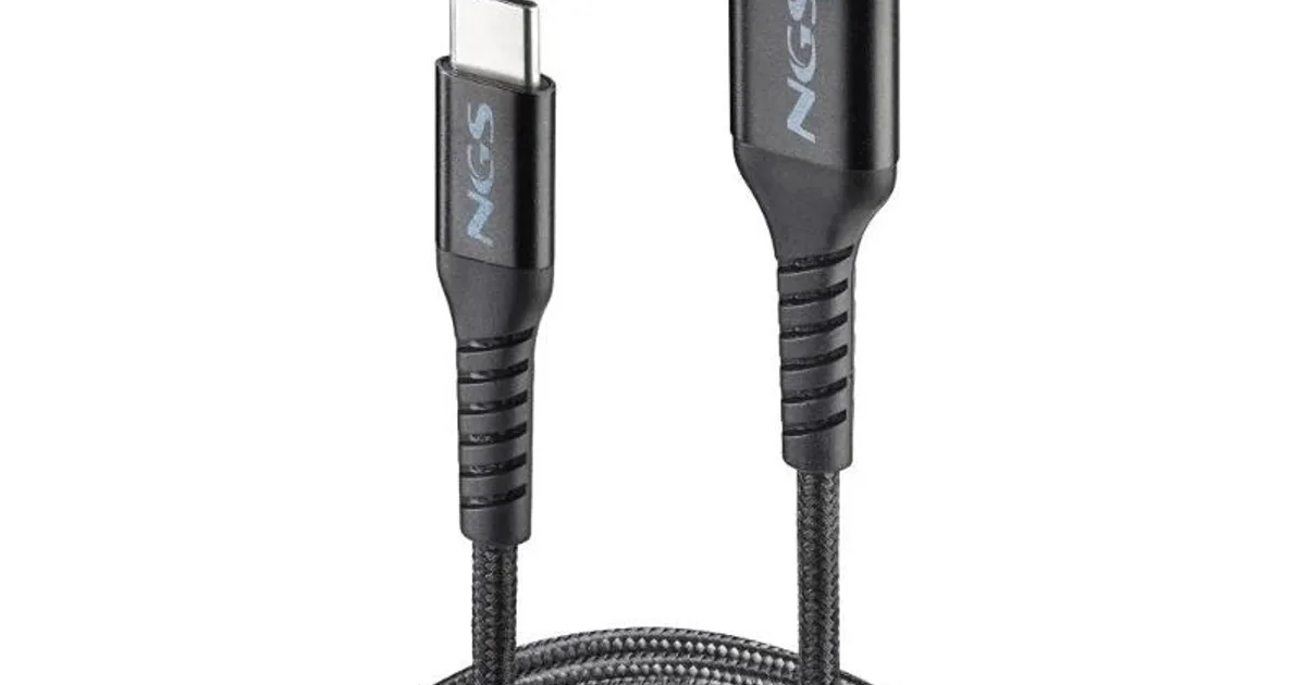 NGS CABLE CARGA RAPIDA USB A-USB-C 2.0 1MT 480BPS (2)