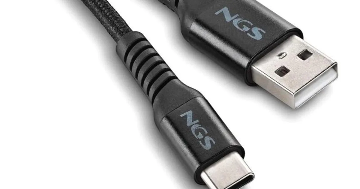 NGS CABLE CARGA RAPIDA USB A-USB-C 2.0 1MT 480BPS (3)