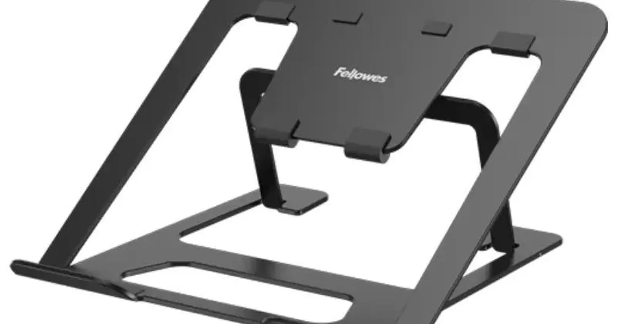 FELLOWES Elevador Portátil Alumia Negro 15"