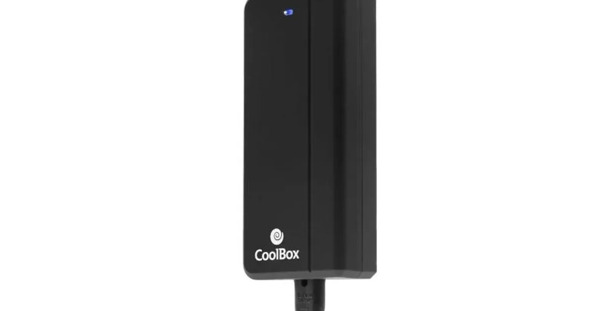 CoolBox Adaptador portátil automático 90W USB 2.1A