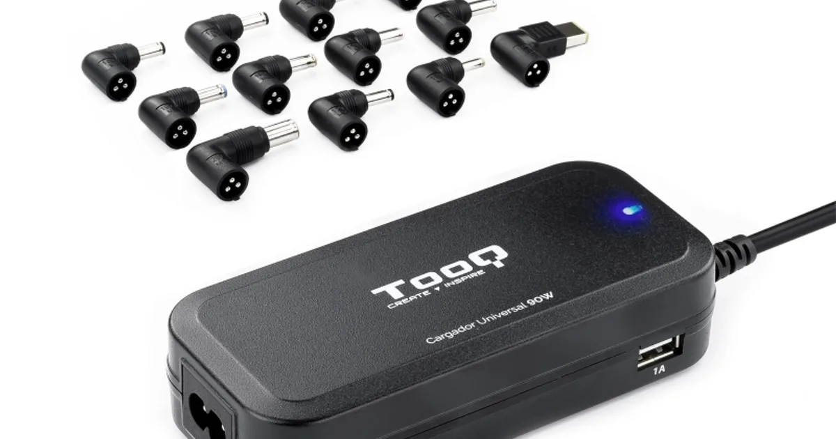 Tooq Cargador universal portátil automático 90w