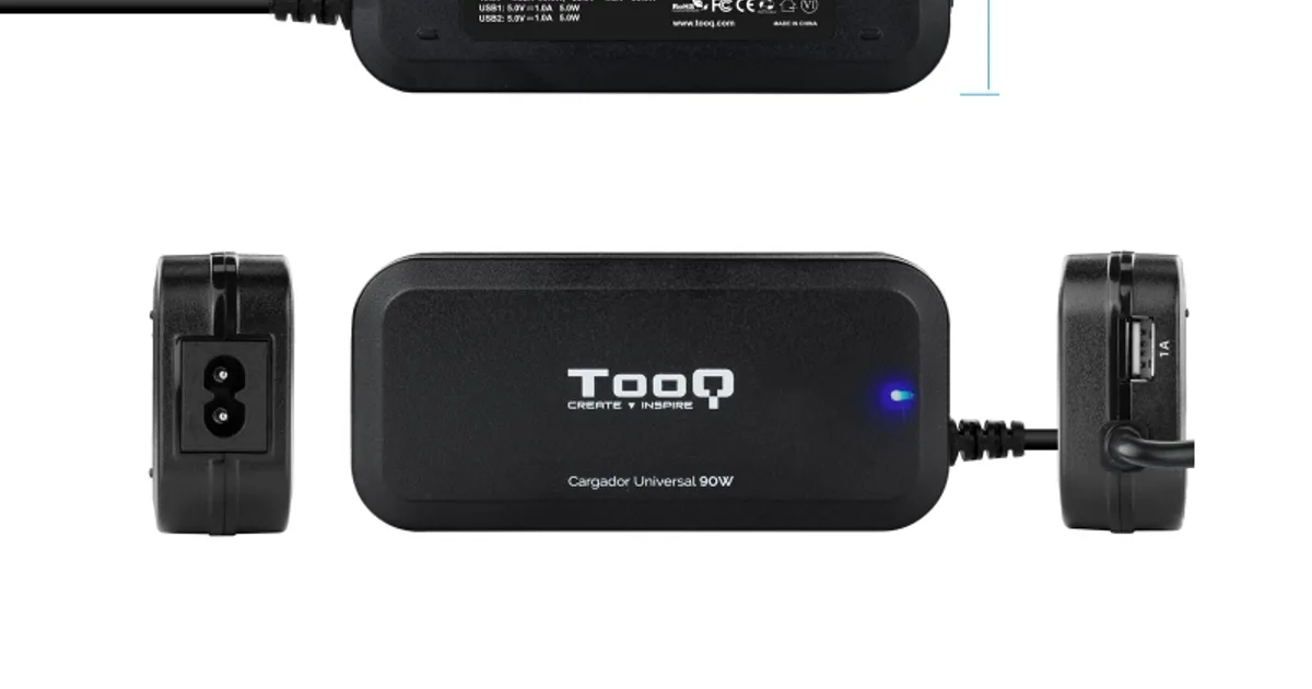 Tooq Cargador universal portátil automático 90w (4)