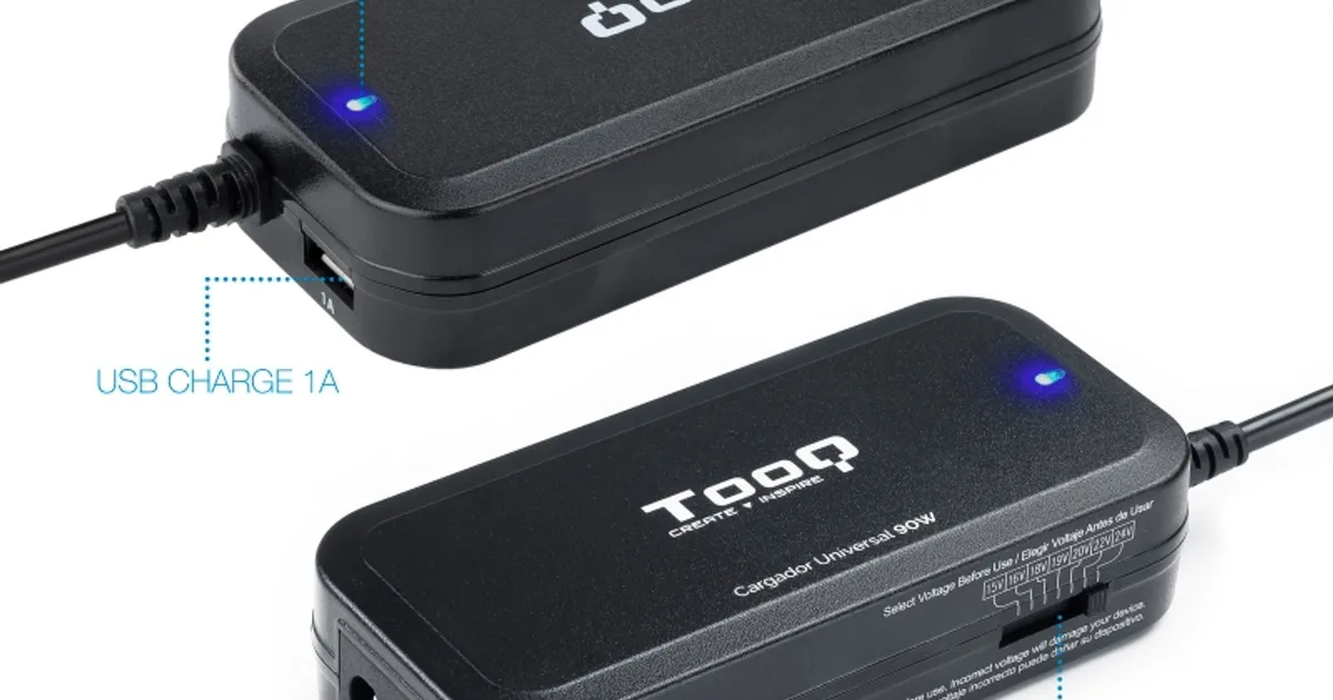 Tooq Cargador portátil 90W manual 12 conectores (2)