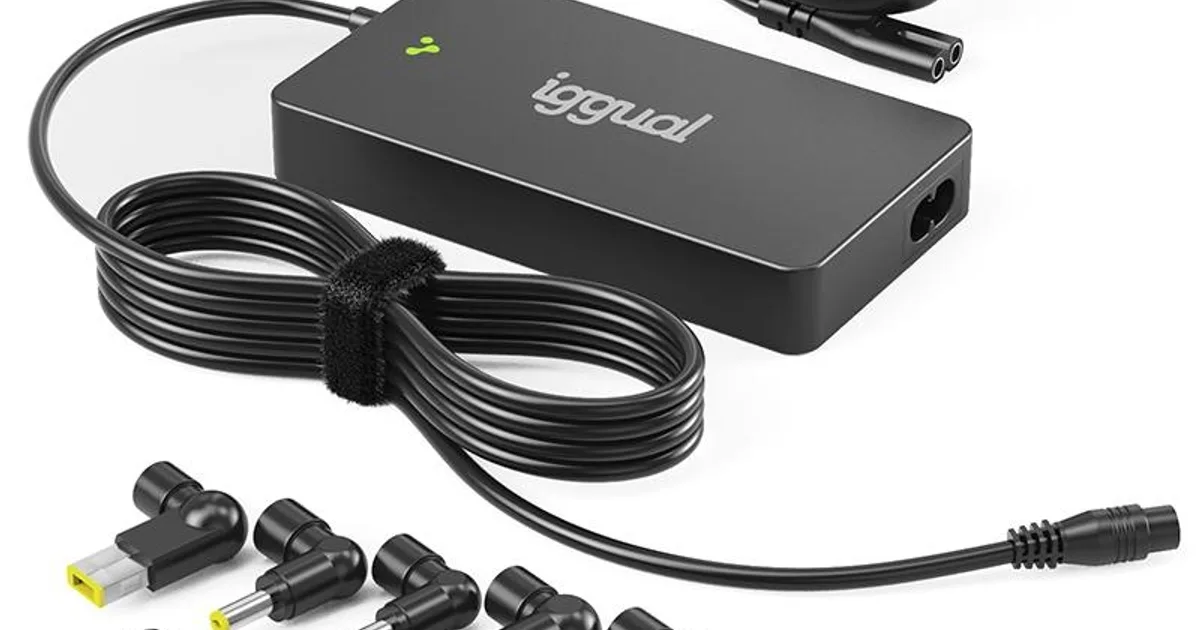 iggual Cargador Universal Slim CUA-S-11T-90W