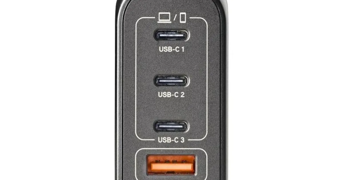 NGS CARGADOR ULTRARAPIDO140W 4 PUERTOS 3USB-C 1 US (2)