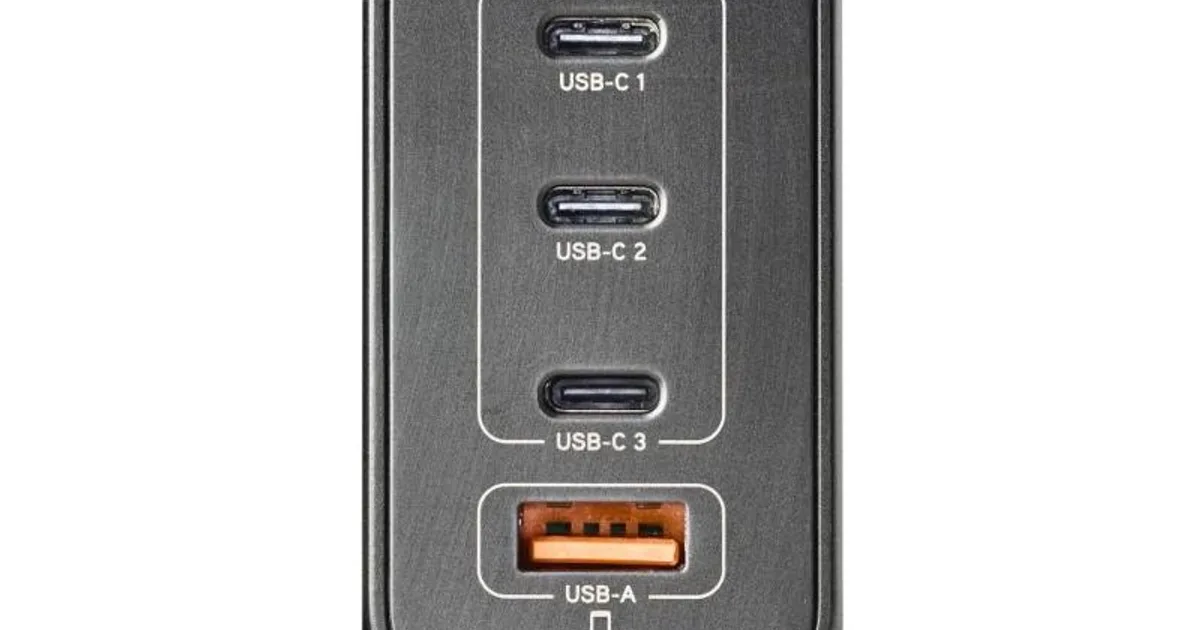 NGS CARGADOR ULTRARAPIDO240W 4 PUERTOS 3USB-C 1 US (3)