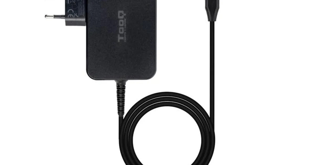 Tooq Cargador portátil GAN USB-C PD 100W Negro