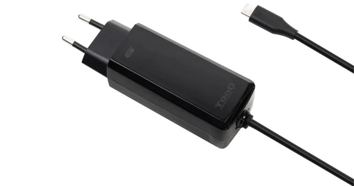 Tooq Cargador portátil GAN USB-C PD 45W Cúbico (2)