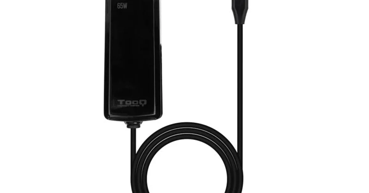 Tooq Cargador portátil GAN USB-C PD 65W Cúbico
