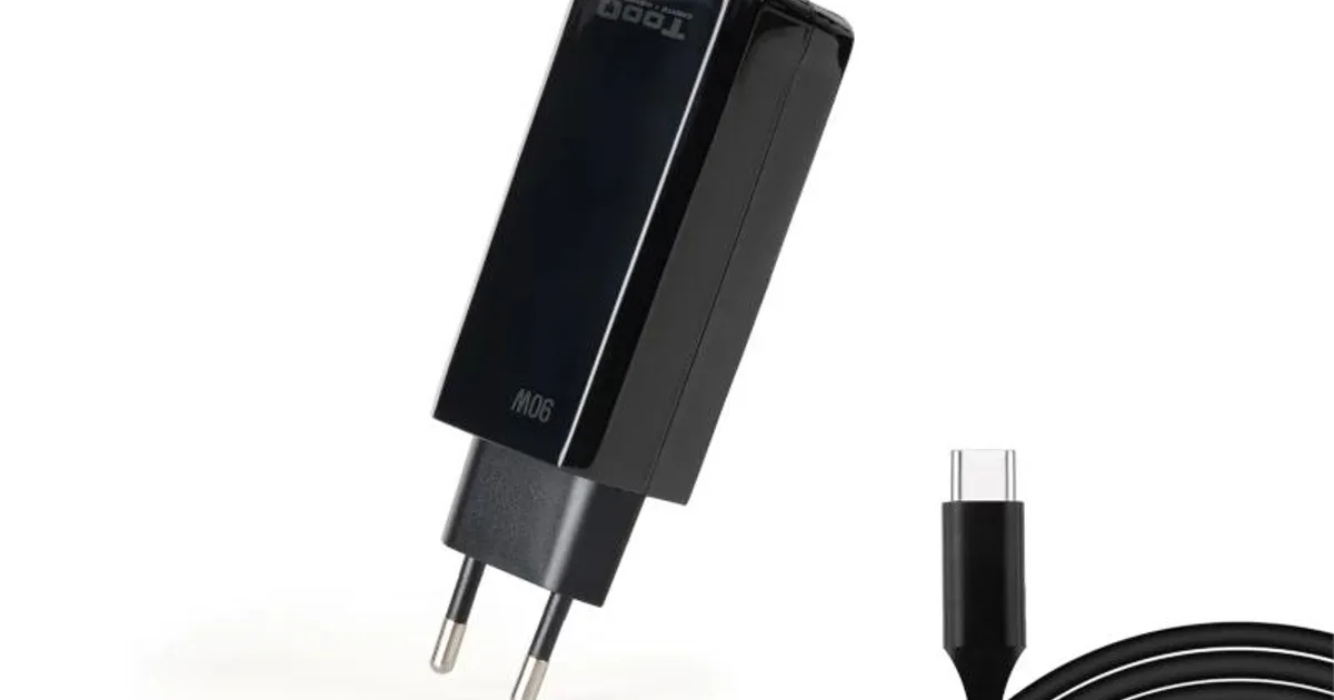 Tooq Cargador portátil GAN USB-C PD 90W Cúbico (3)