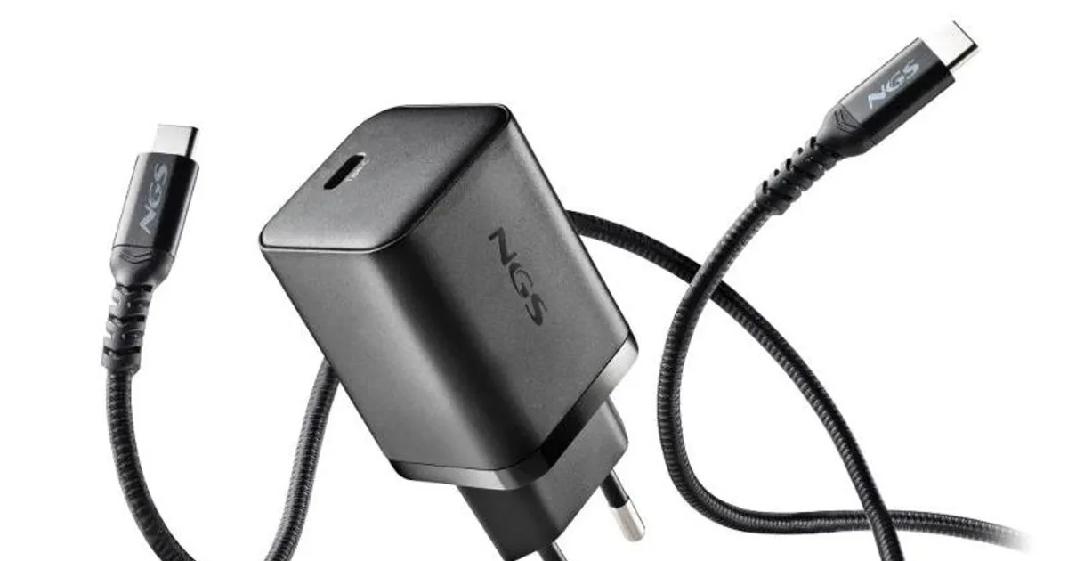 NGS CARGADOR GAN ULTRARAP 65W USB-C CON CABL