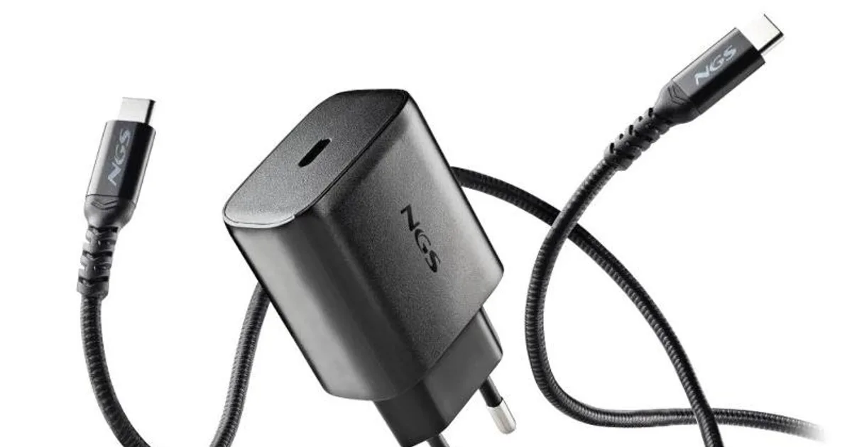 NGS CARGADOR GAN ULTRARAP 45W USB-C CON CABL
