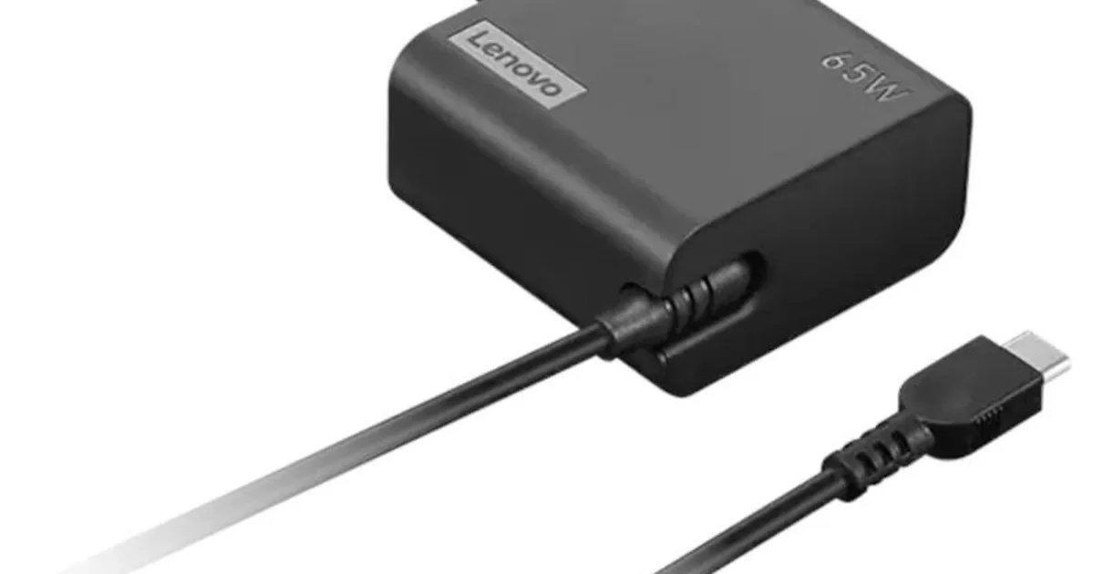 Lenovo Cargador 65W USB-C Wall Adapter EU