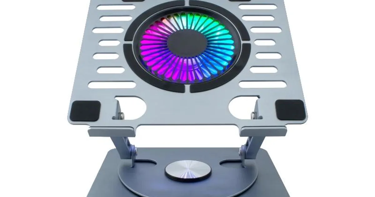 COOLBOX Base refrigerac.Portátil COOLAIR 1vent RGB (2)
