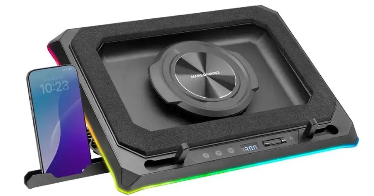 Mars Gaming Base Refrigeracion y Stand Mnbc-Ultra