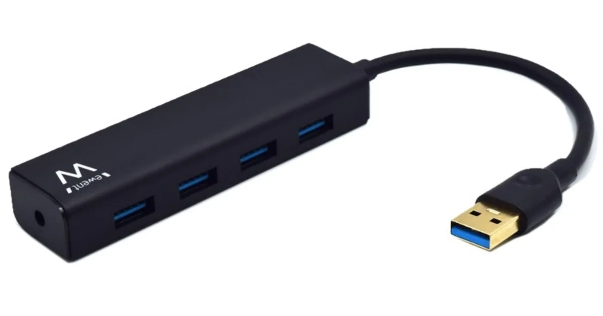 EWENT EW1136  Hub 4 Puertos USB 3.0