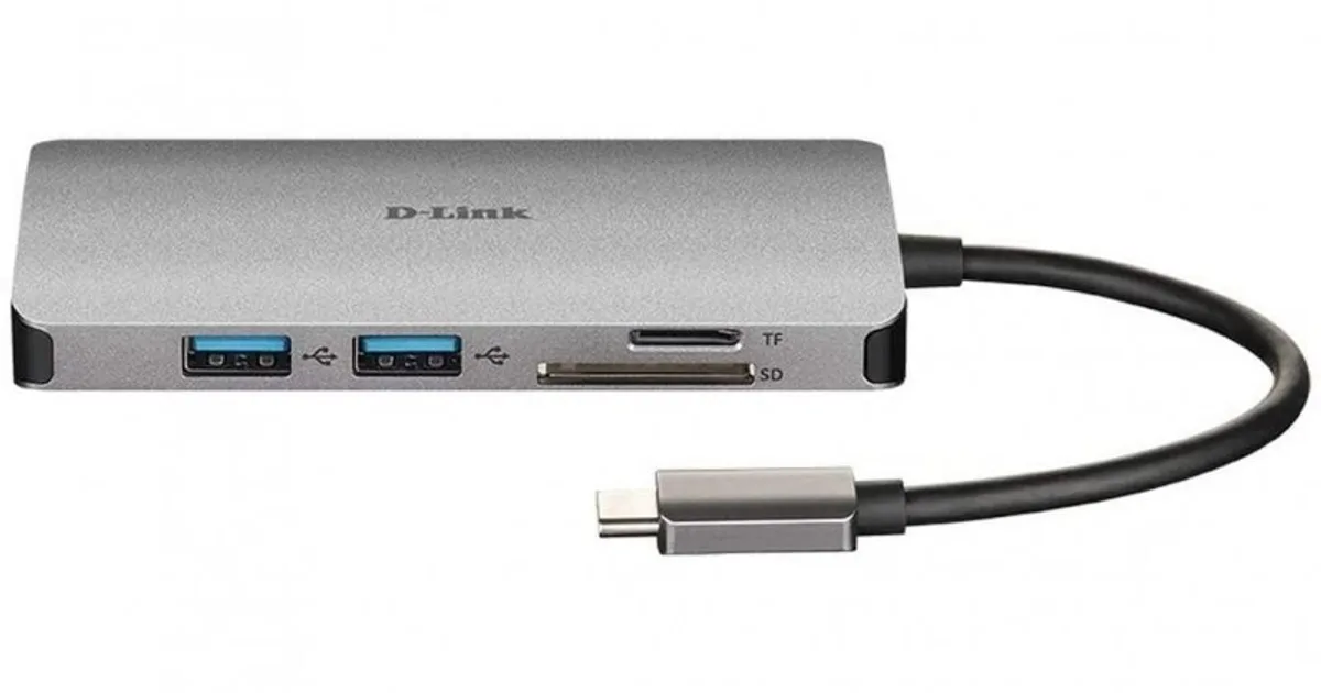 D-Link DUB-M810 Hub USB-C 8 en 1 HDMI/Eth/CardRead (2)