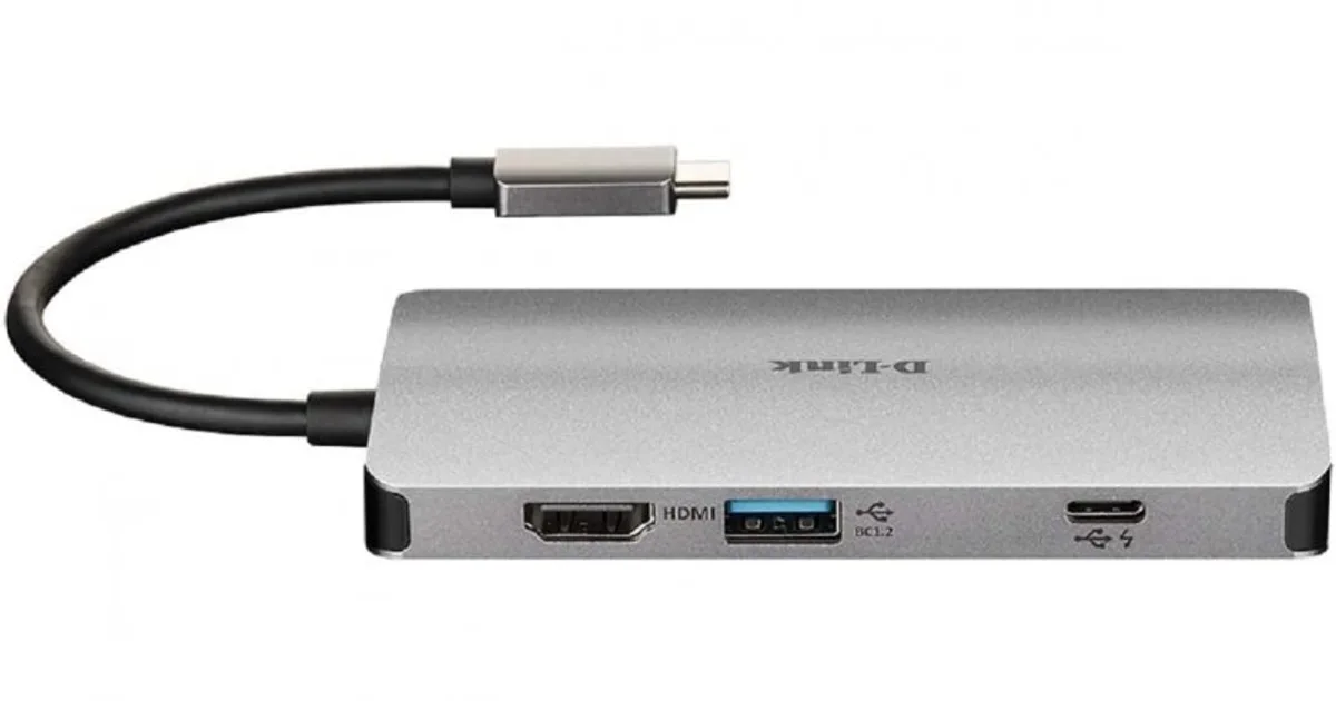 D-Link DUB-M810 Hub USB-C 8 en 1 HDMI/Eth/CardRead (3)