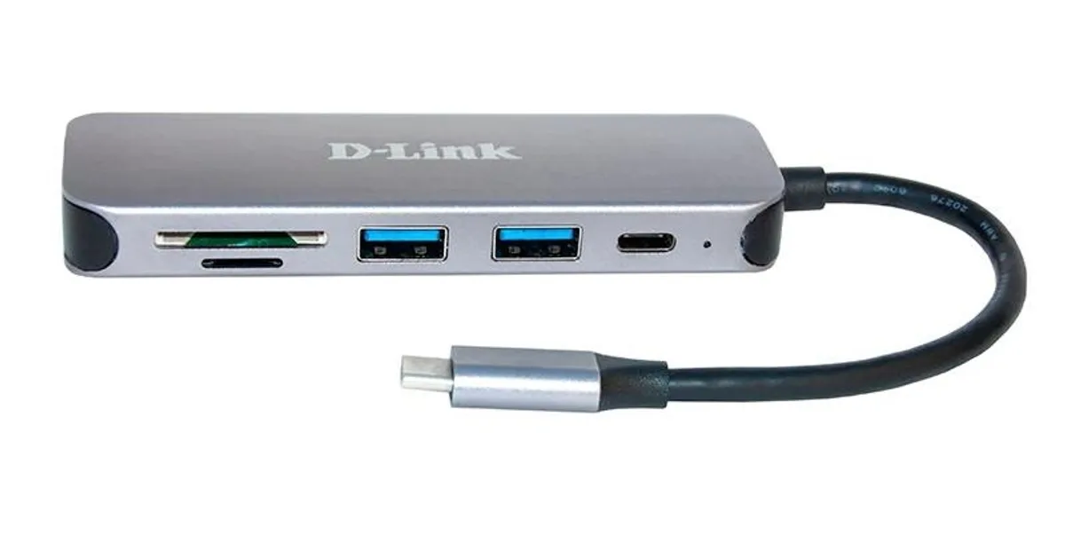 D-Link DUB-2325 5-in-1 USB-C Hub Card Reader