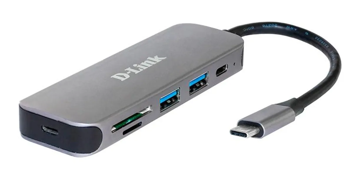 D-Link DUB-2325 5-in-1 USB-C Hub Card Reader (2)