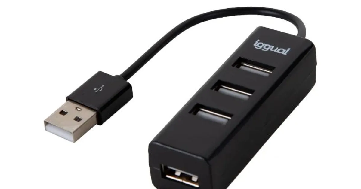 iggual Hub USB 2.0 x 4 puertos HUB-A-4p (2)