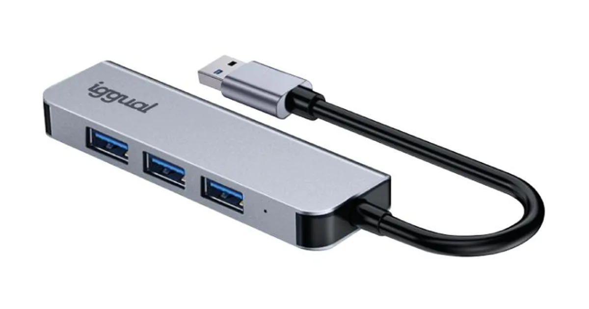 iggual Hub USB-A 3.0 x 4 puertos USB-A 3.0 (2)