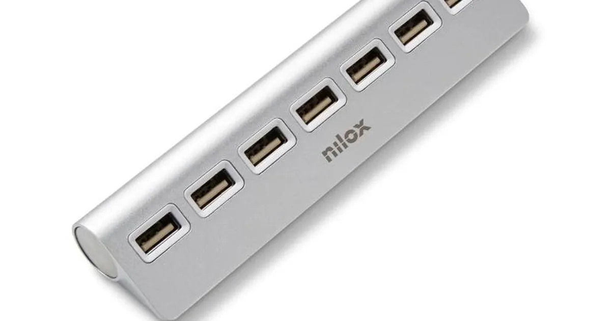 NILOX Hub 7 Puertos Usb 2.0