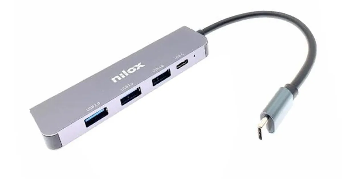 Nilox Hub USB C 3XUSB 3.0 1XUSBC (2)