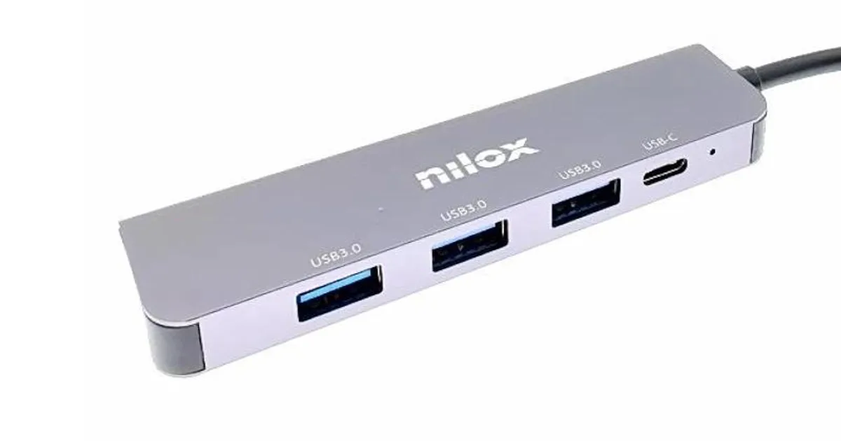 Nilox Hub USB C 3XUSB 3.0 1XUSBC (3)