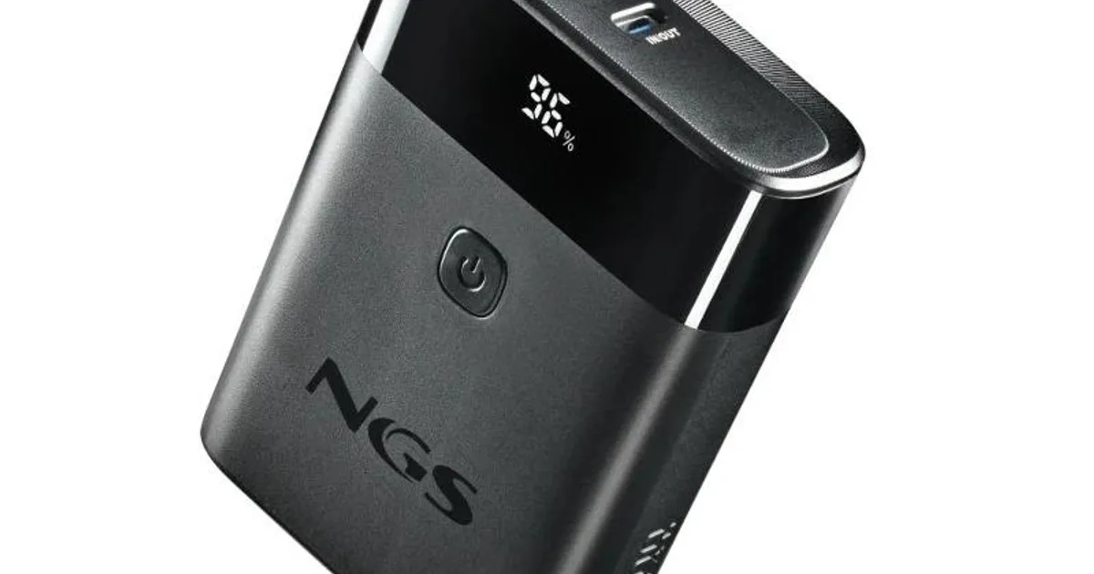 NGS BATERIA EXTERNA PORTATIL CARGA RAPIDA 22,5W (2)