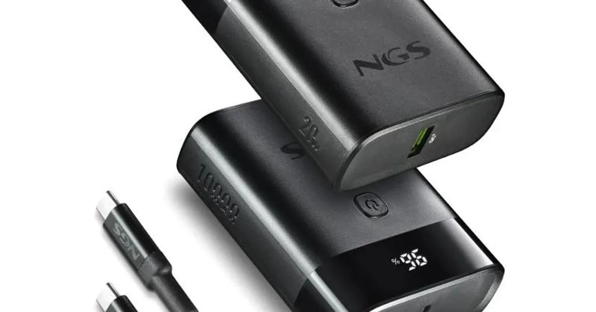 NGS BATERIA EXTERNA PORTATIL CARGA RAPIDA 22,5W (3)