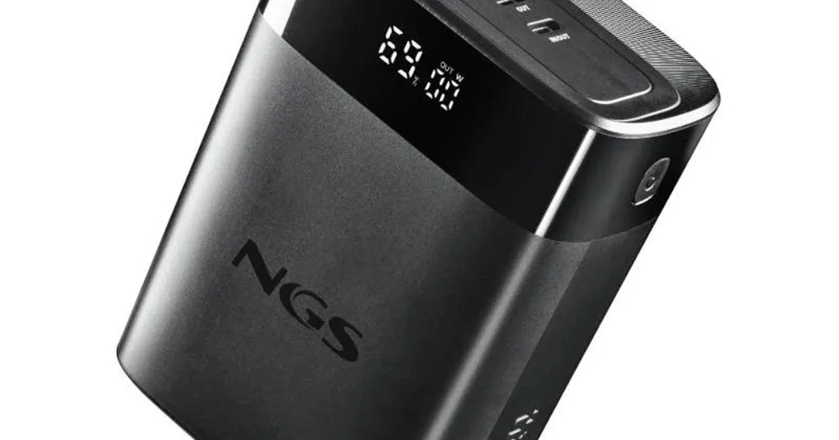 NGS BATERIA EXTERNA PORTATIL CARGA RAPIDA 140W (2)