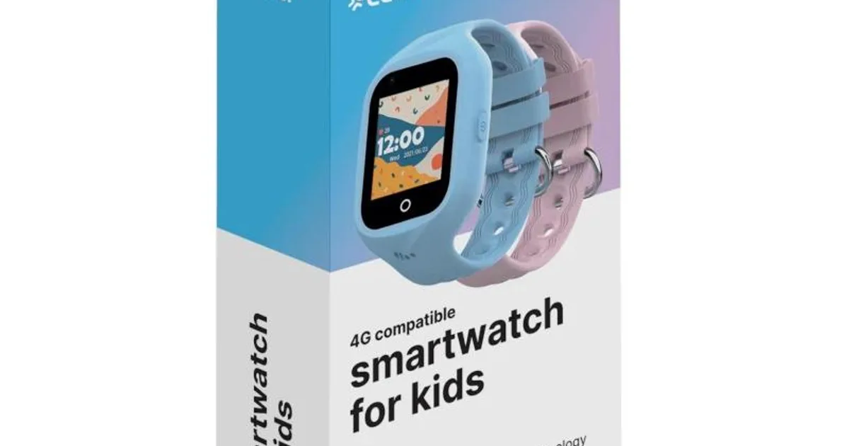 Celly Smartwatch Kids 4G 2 Correas Azul y Rosa (3)