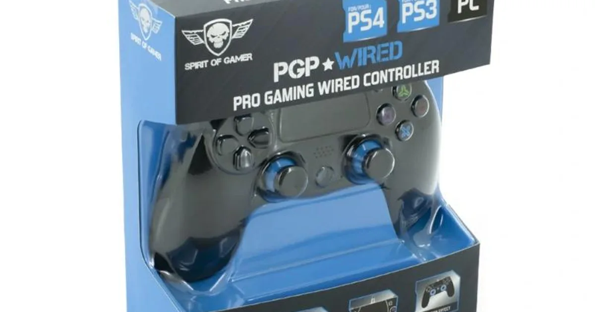 Spirit of Gamer Mando PS4  negro/azul (4)