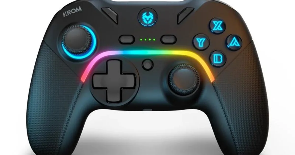KROM Gamepad Kayros wireless RGB PC/Switch/Android