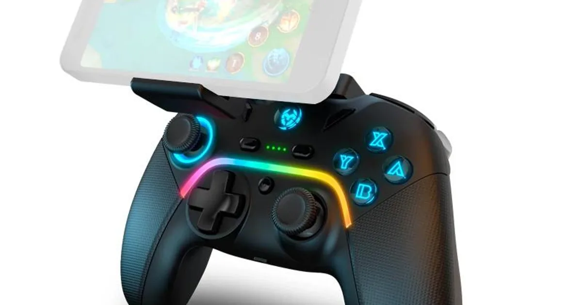 KROM Gamepad Kayros wireless RGB PC/Switch/Android (2)