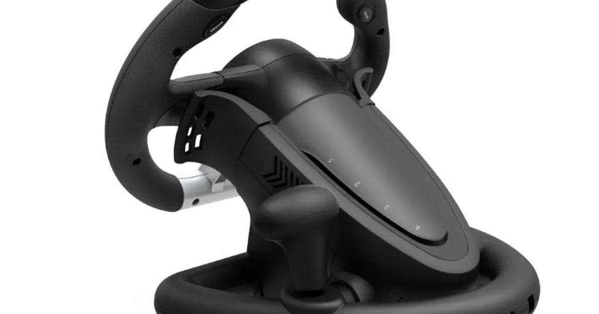 Krom Juego de Volante y pedales K-Wheel Multip. (3)