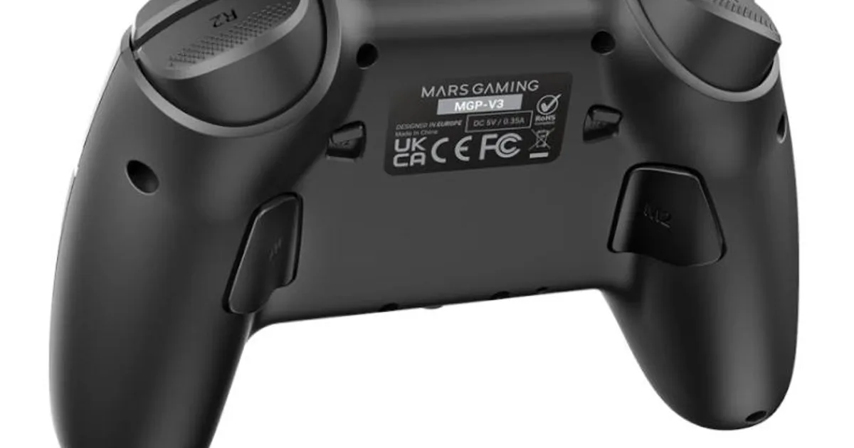 MARS GAMING GAMEPAD MGPV3 2.4GPRO RGB BLACK (2)