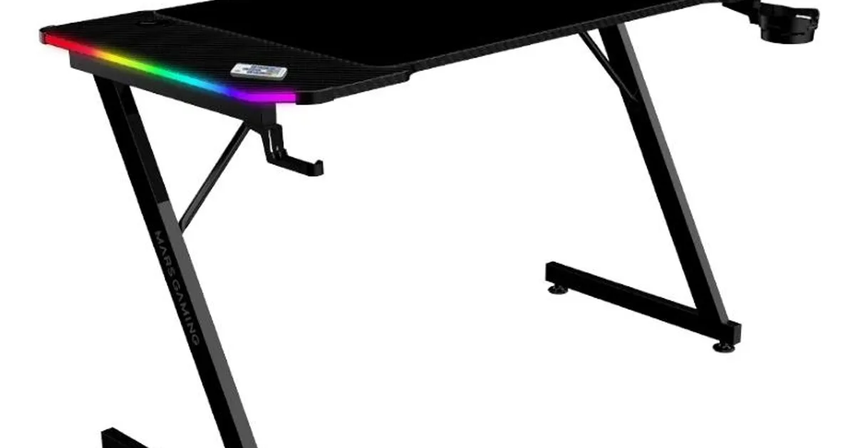 MARS GAMING ESCRITORIO ERGO RGB 120X60CM, ALFOMBRI