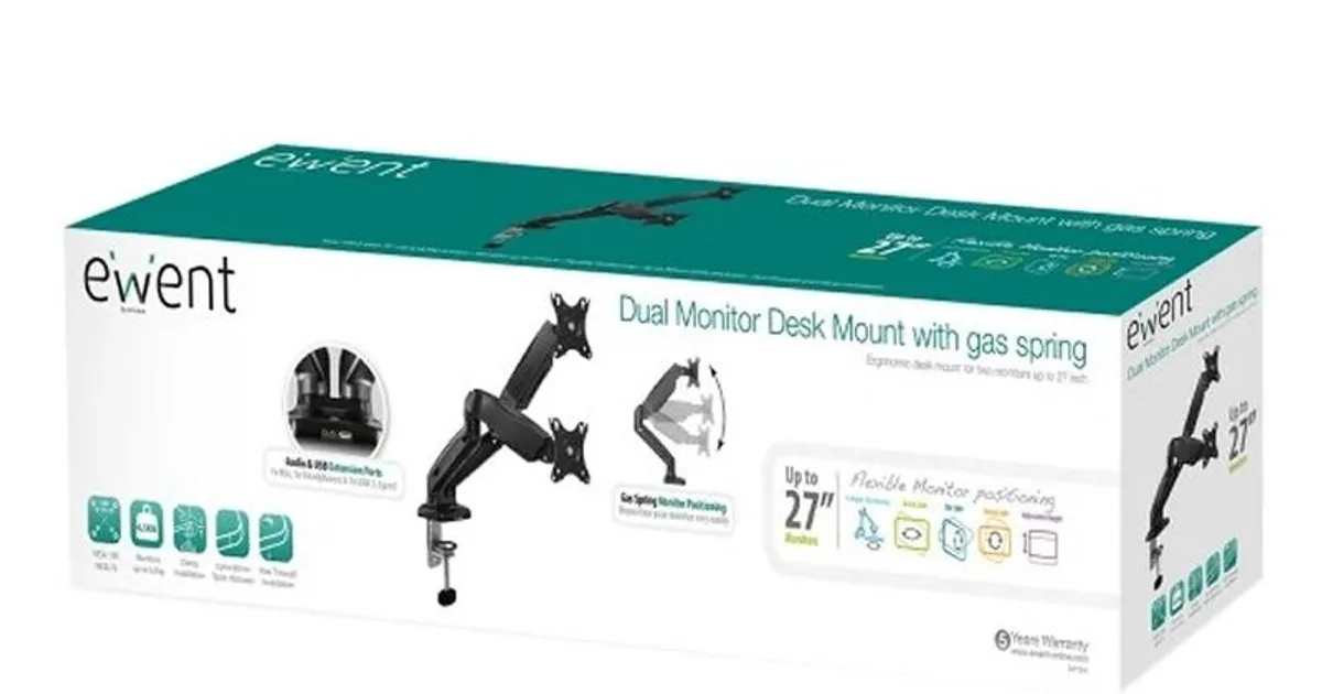 EWENT EW1516 Sop.TV Mesa Gas 2 Moni.27-34" USB-Mic (2)