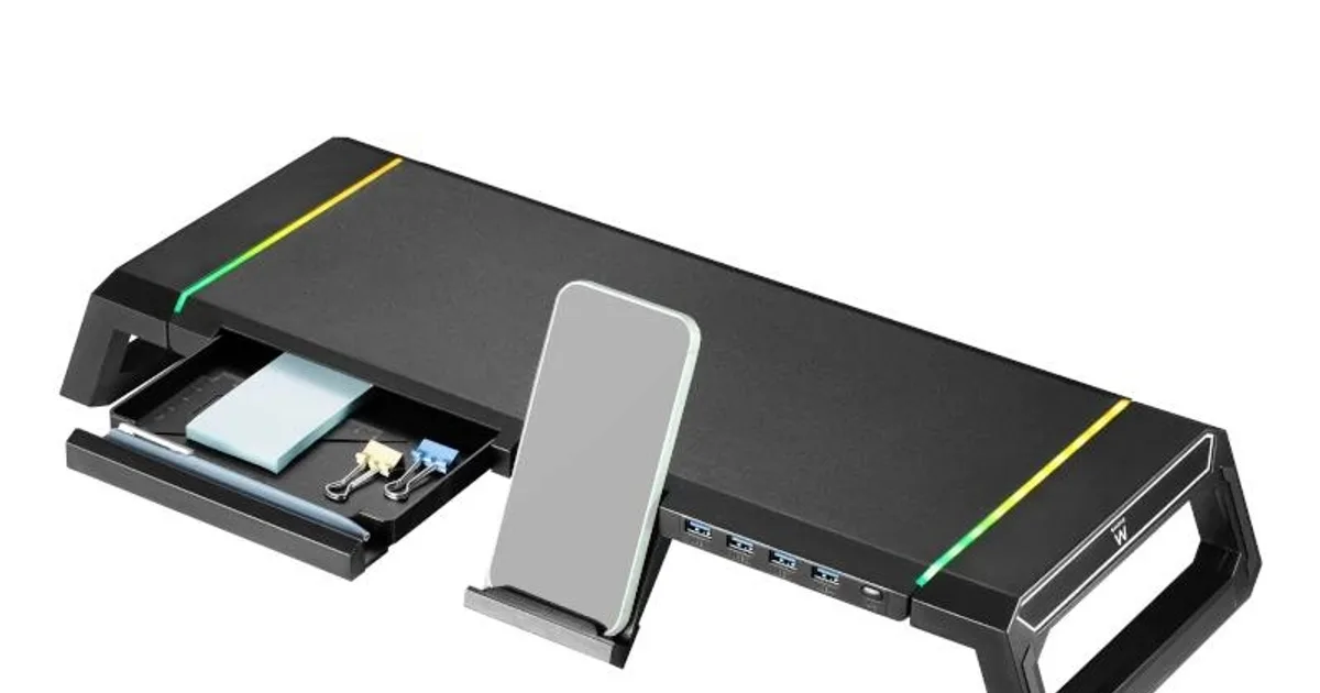 Ewent Elevador monitor Rgb con hub usb 3.0