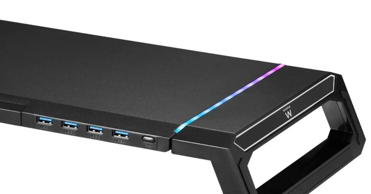 Ewent Elevador monitor Rgb con hub usb 3.0 (4)