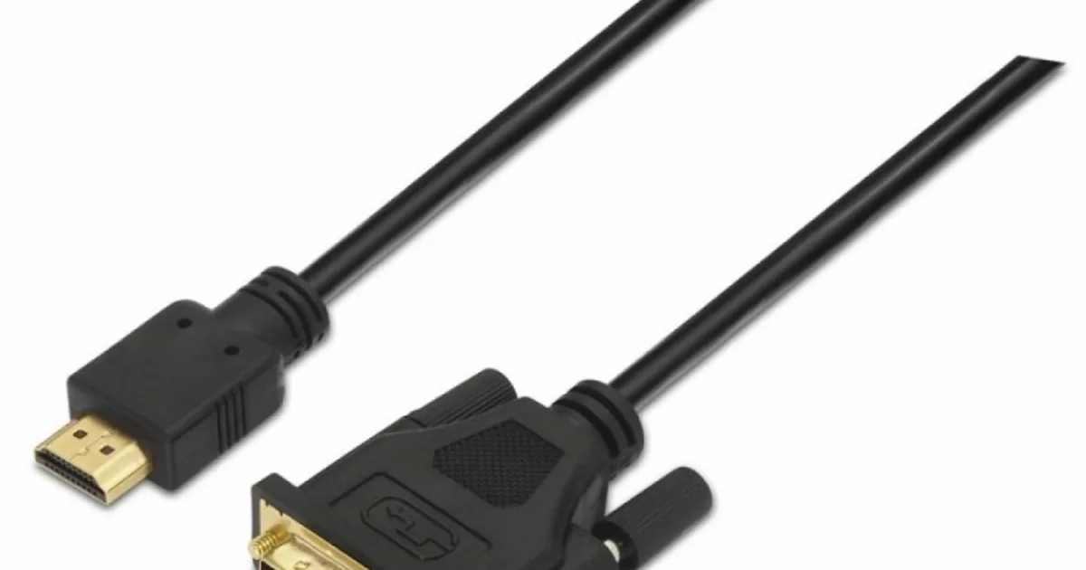 Nanocable Cable DVI/HDMI DVI18+1/M-HDMI A/M,1.8 M