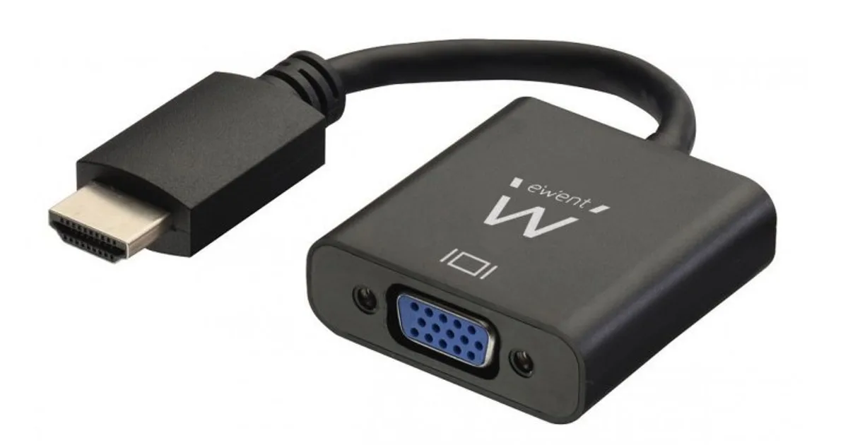 EWENT EW9864 Adaptador Hdmi/Vga con Audio